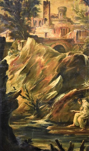 XVIIIe siècle - Paysage Fantastique - Alessandro Magnasco (Gênes 1667 - 1749)